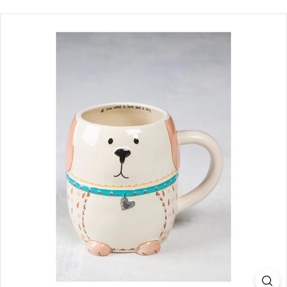 Natural Life, Folk Dog Mug; all you need is love and a dog!! - Picture 9 of 9